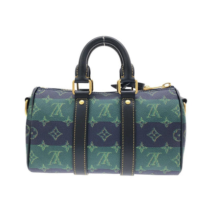 Louis Vuitton Monogram Heritage Keepall Bandouliere 25 cm Boston Bag — view 2