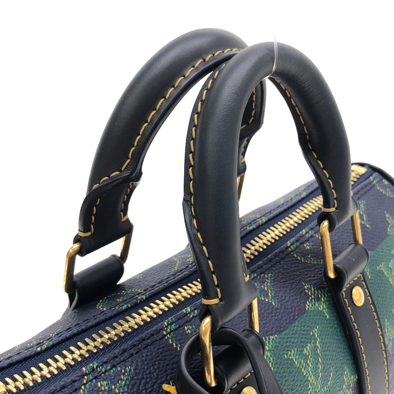 Louis Vuitton Monogram Heritage Keepall Bandouliere 25 cm Boston Bag — view 6