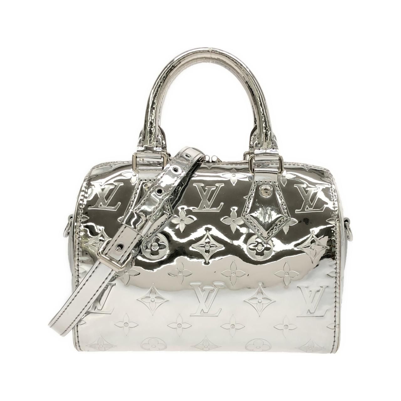Louis Vuitton Monogram Miroir Speedy Bandouliere 20 cm Boston Bag