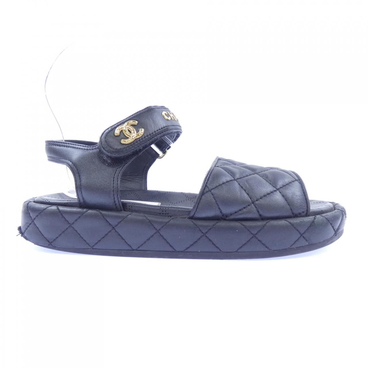 Chanel Sandals Black