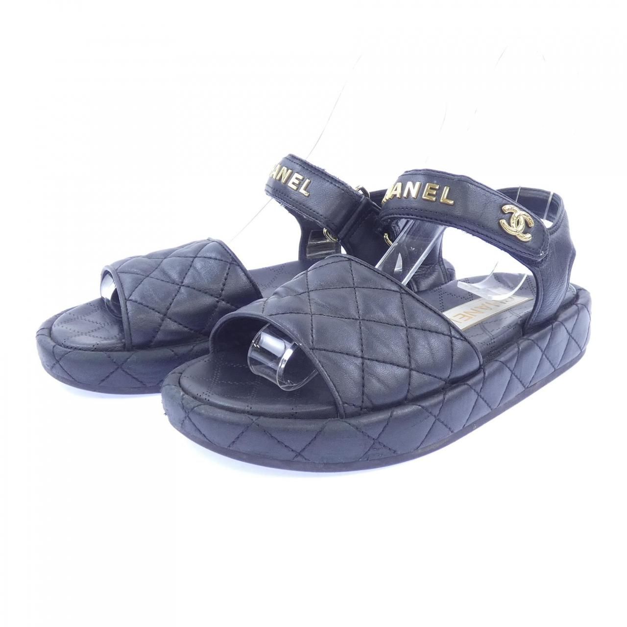 Chanel Sandals Black — view 3