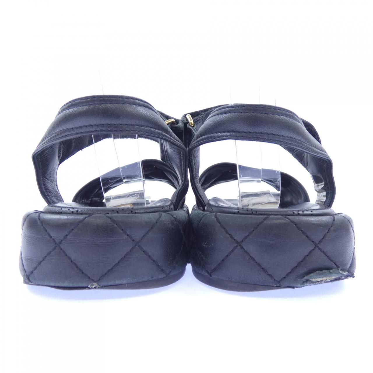 Chanel Sandals Black — view 5