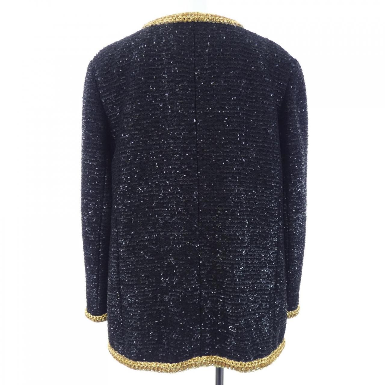 Chanel Collarless Jacket Black — view 2