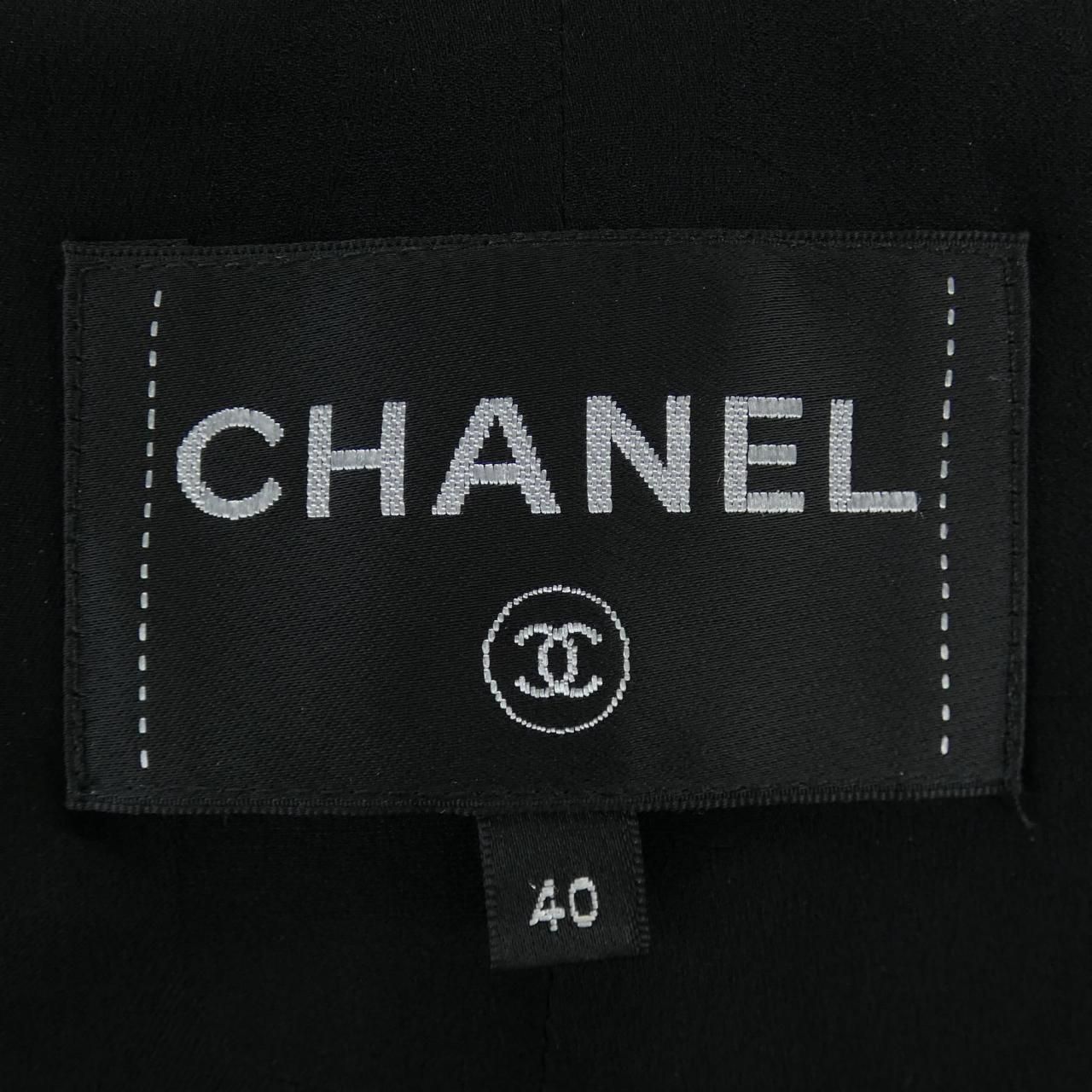 Chanel Collarless Jacket Black — view 5