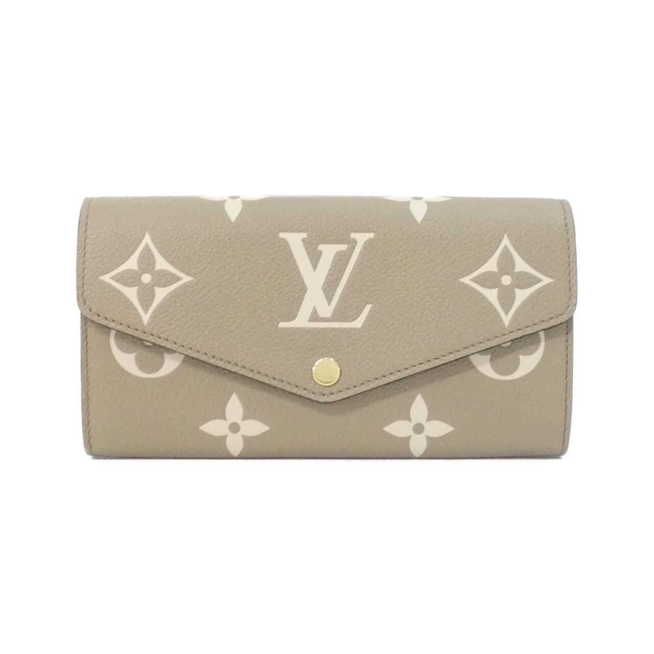 Louis Vuitton Bicolor Monogram Empreinte Portefeuille Sarah Wallet