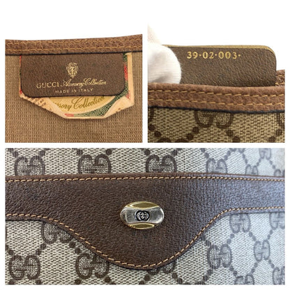 Gucci Vintage Sherry Line GG Supreme Canvas Tote Shoulder Bag — view 3
