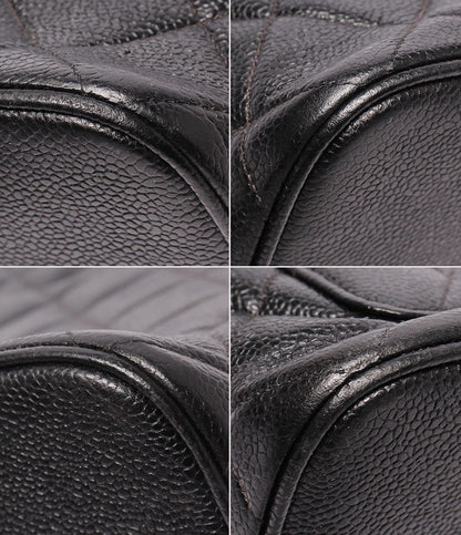 Chanel Tote Gold Caviar Leather Medallion — view 5