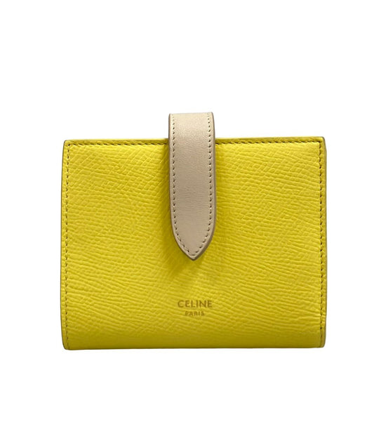 Celine Bifold Wallet Yellow