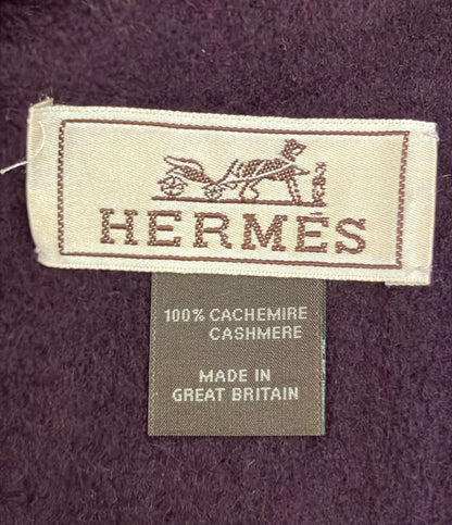 Hermes Scarf Cashmere Scarves Burgundy — view 3