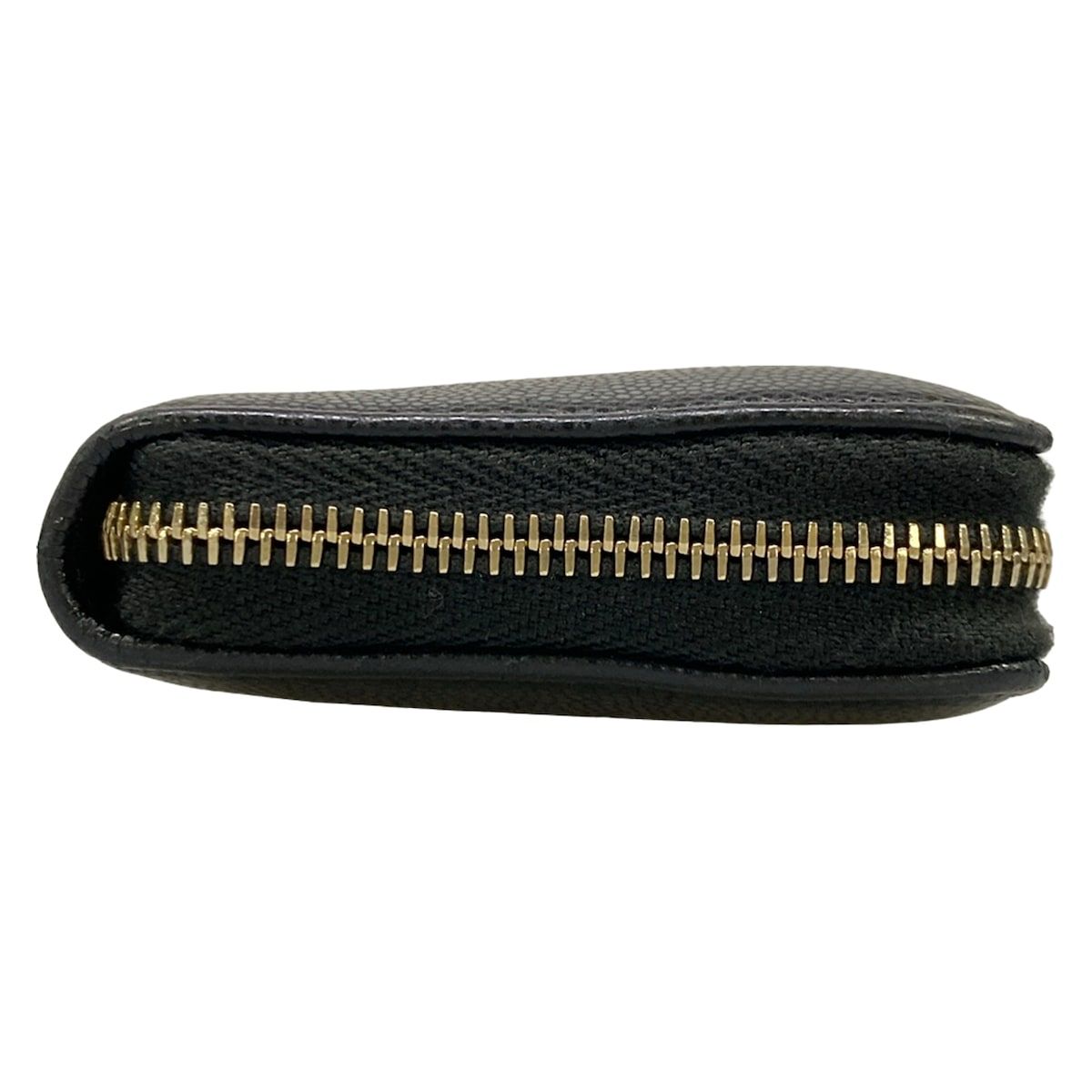 Chanel Coin Case Black CC Logo Zip Around Silver — view 8