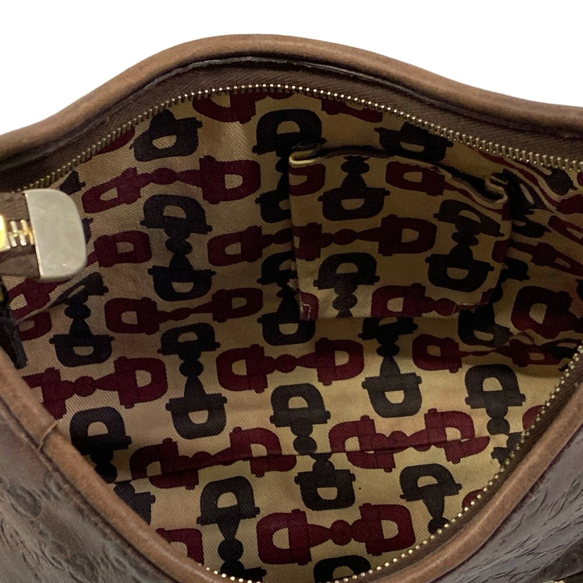 Gucci Handbag Abbey Guccissima Line Dark Brown Leather — view 7