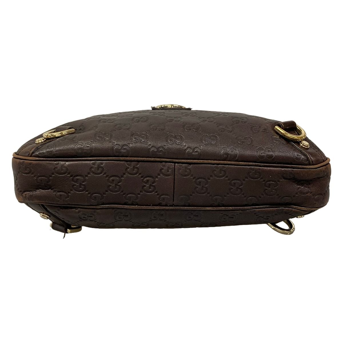 Gucci Handbag Abbey Guccissima Line Dark Brown Leather — view 5