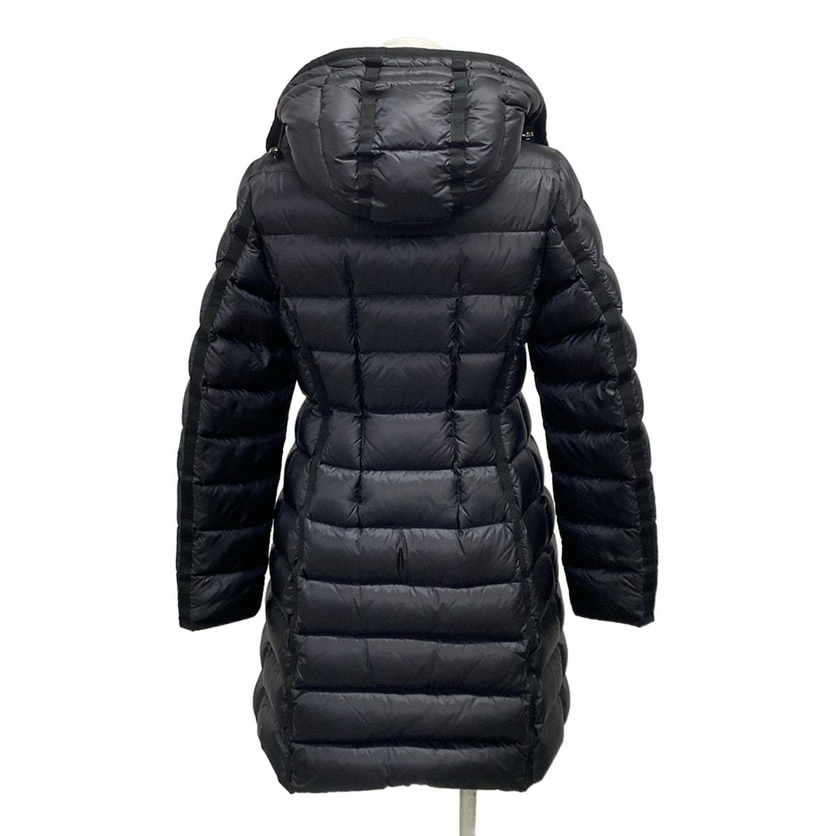 Moncler Down Jacket Coat 3 L Hermine Black Long Sleeve Zip Up Winter Cotton — view 2