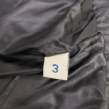 Moncler Down Jacket Coat 3 L Hermine Black Long Sleeve Zip Up Winter Cotton — view 8