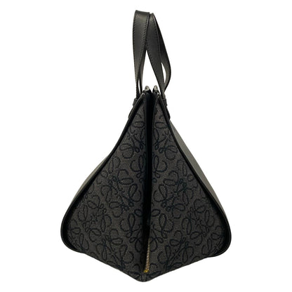 Loewe Handbag Hammock Bag Small Black Dark Gray Leather — view 2