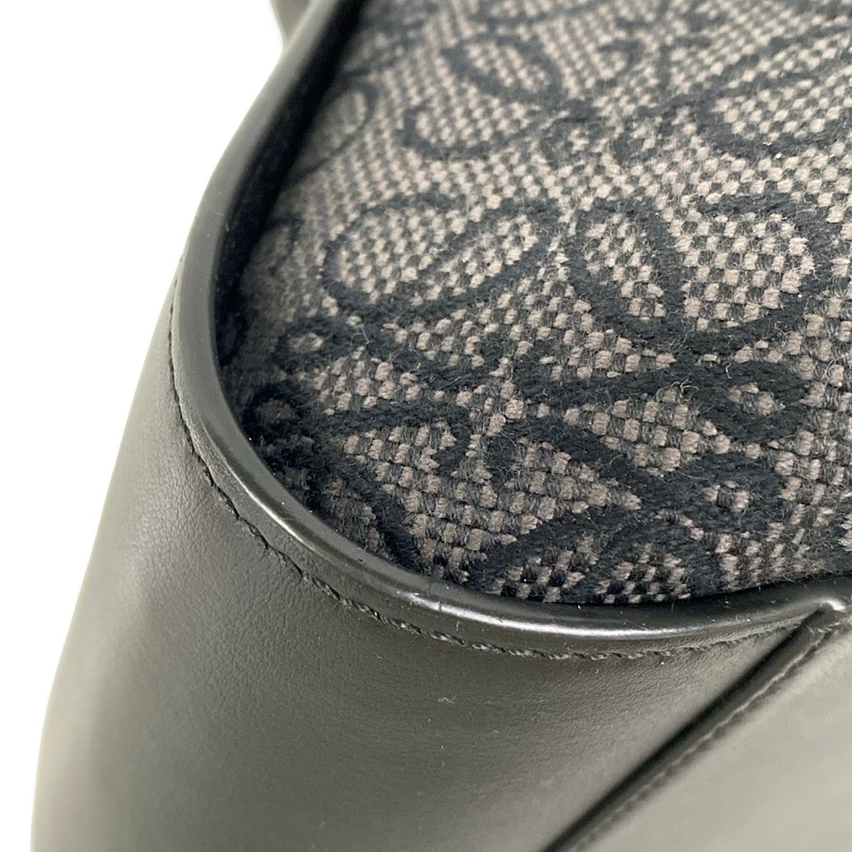 Loewe Handbag Hammock Bag Small Black Dark Gray Leather — view 6