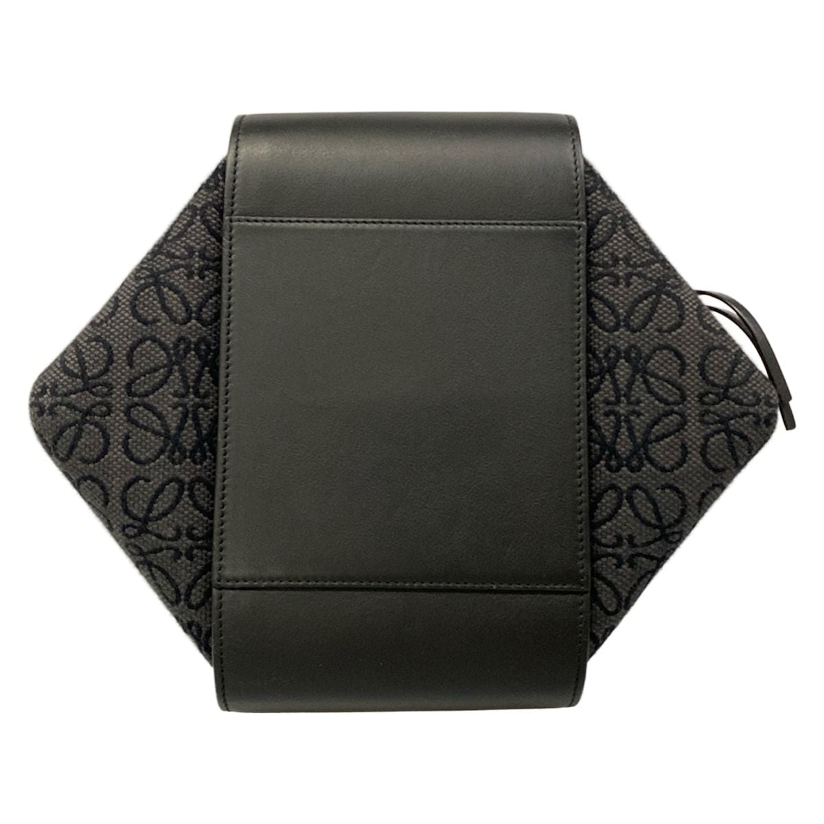 Loewe Handbag Hammock Bag Small Black Dark Gray Leather — view 5