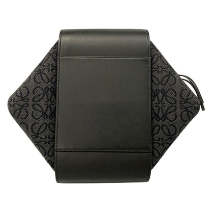 Loewe Handbag Hammock Bag Small Black Dark Gray Leather — view 5