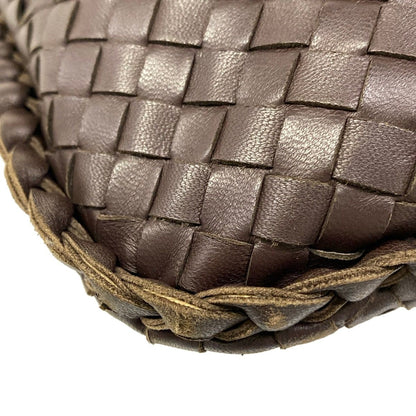Bottega Veneta Handbag Bag Dark Brown Leather — view 6