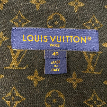 Louis Vuitton 40 M Wyz Dark Brown Monogram Denim Collection Jacket — view 3