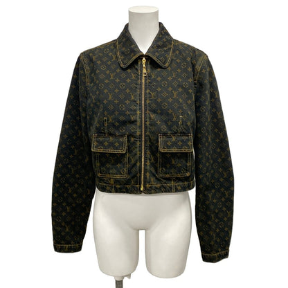 Louis Vuitton 40 M Wyz Dark Brown Monogram Denim Collection Jacket