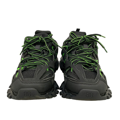 Balenciaga Sneakers Track Black Green Leather — view 5