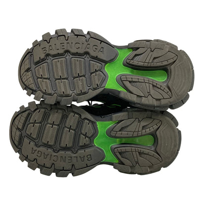 Balenciaga Sneakers Track Black Green Leather — view 8