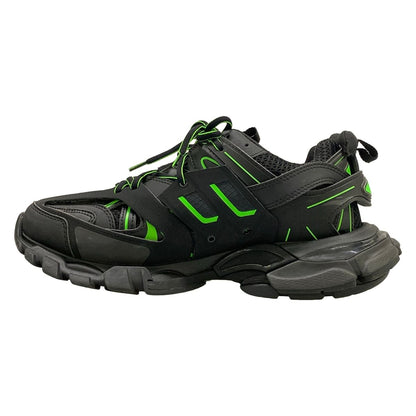 Balenciaga Sneakers Track Black Green Leather — view 3