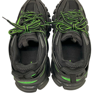 Balenciaga Sneakers Track Black Green Leather — view 7