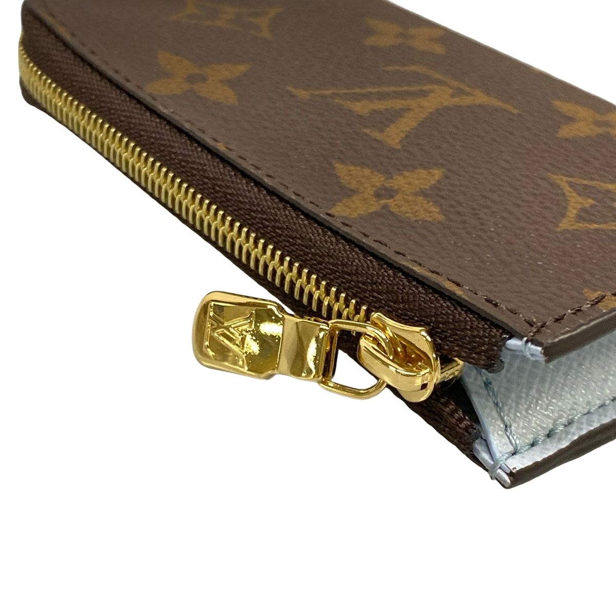 Louis Vuitton Coin Case Monogram Porte Cles Noah Blue Olympe — view 9