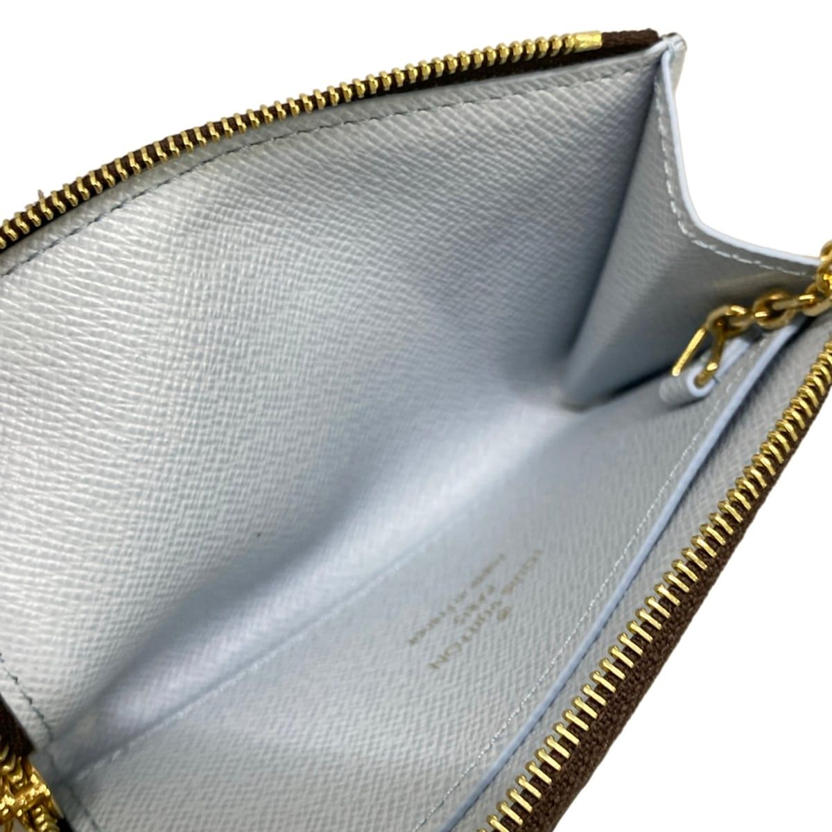Louis Vuitton Coin Case Monogram Porte Cles Noah Blue Olympe — view 3
