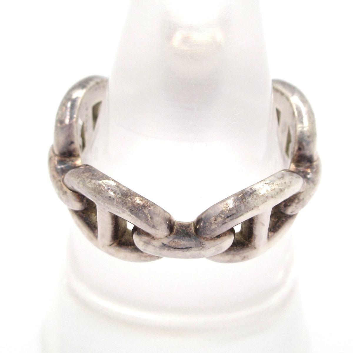 Hermes Ring 53 Chaine D'ancre PM Silver — view 3