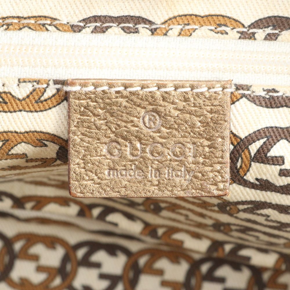 Gucci GG Canvas Prince Leather Shoulder Bag Eem — view 8
