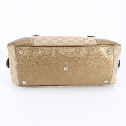 Gucci GG Canvas Prince Leather Shoulder Bag Eem — view 5