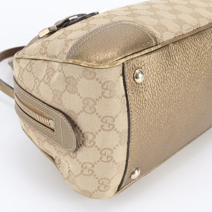 Gucci GG Canvas Prince Leather Shoulder Bag Eem — view 6