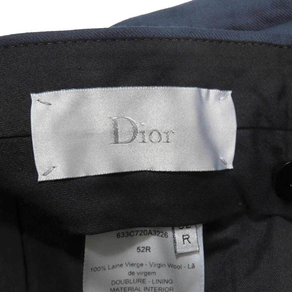Dior Trousers Pants Wool Suit Straight 52 Navy — view 5