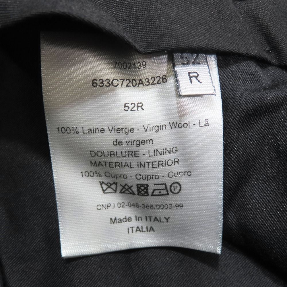 Dior Trousers Pants Wool Suit Straight 52 Navy — view 6