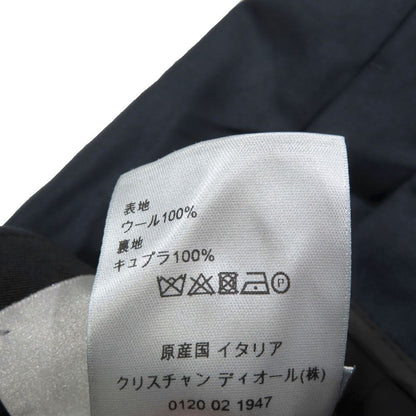 Dior Trousers Pants Wool Suit Straight 52 Navy — view 7