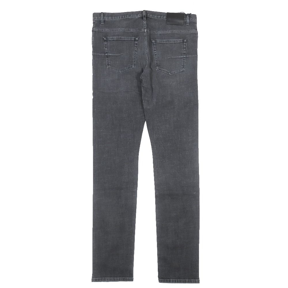 Dior Slim Fit 17.5 Denim Pants Jeans Button Fly Black — view 2