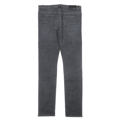 Dior Slim Fit 17.5 Denim Pants Jeans Button Fly Black — view 2