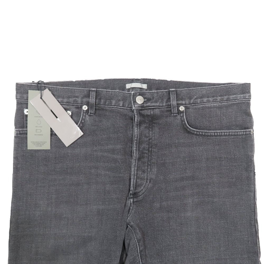 Dior Slim Fit 17.5 Denim Pants Jeans Button Fly Black — view 3