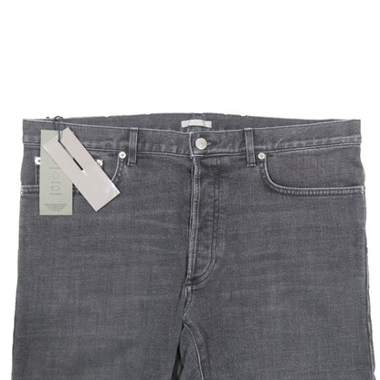 Dior Slim Fit 17.5 Denim Pants Jeans Button Fly Black — view 3
