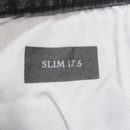 Dior Slim Fit 17.5 Denim Pants Jeans Button Fly Black — view 9