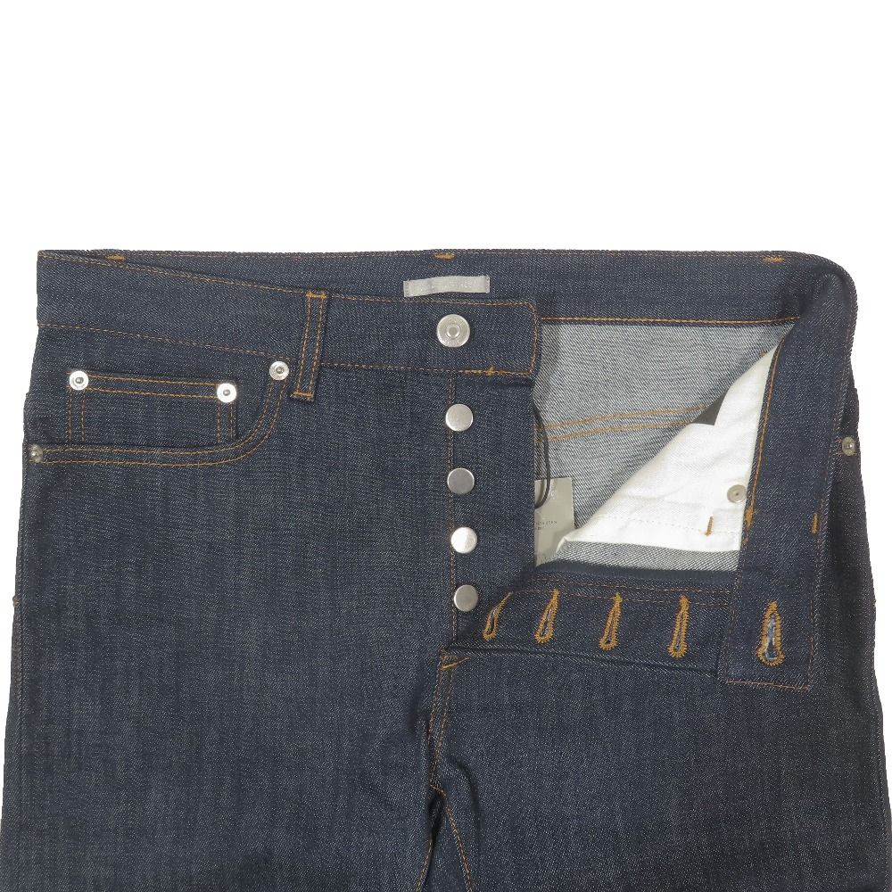 Dior Slim Fit 17.5 Denim Pants Jeans Button Fly Indigo — view 4