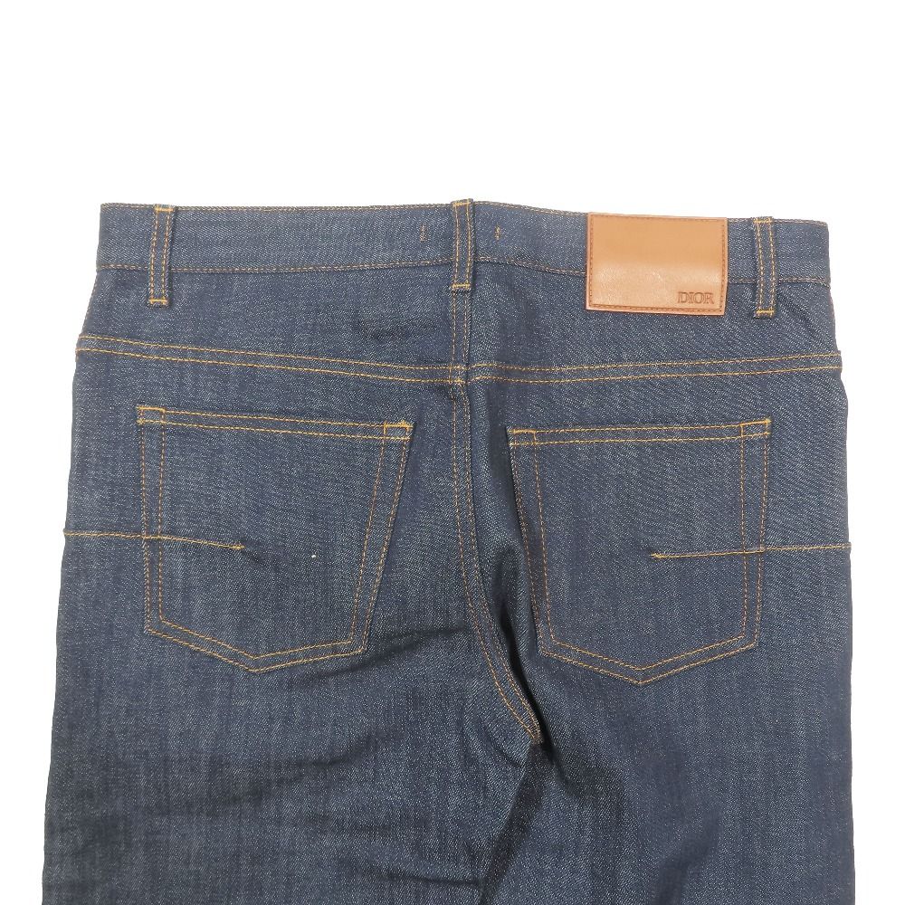 Dior Slim Fit 17.5 Denim Pants Jeans Button Fly Indigo — view 5