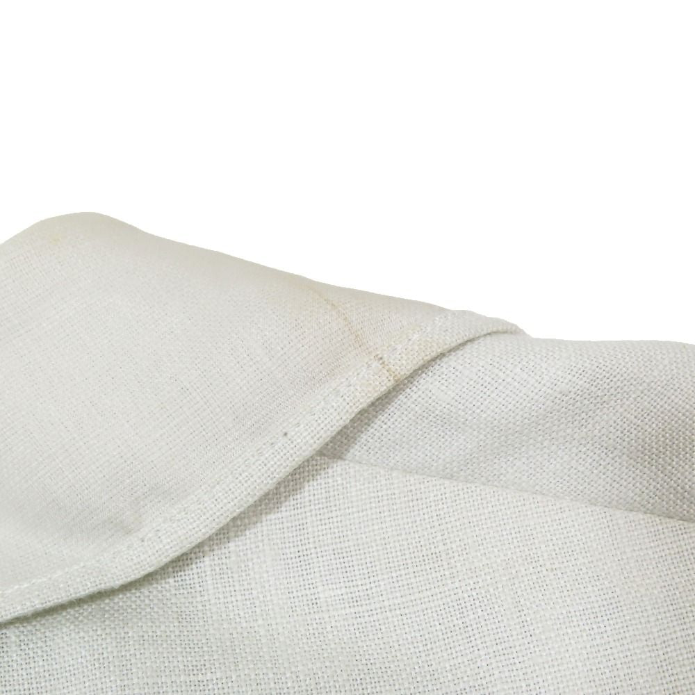 Dolce & Gabbana Tailored Jacket Linen Center Vent 44 White — view 9