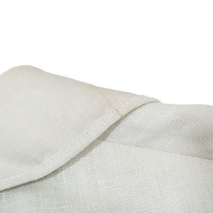 Dolce & Gabbana Tailored Jacket Linen Center Vent 44 White — view 9