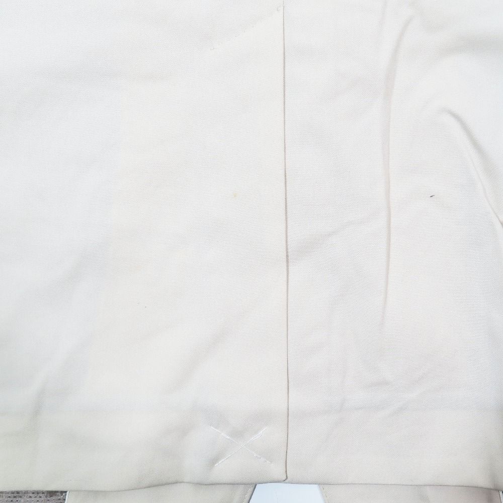 Dolce & Gabbana Tailored Jacket Unlined Mesh Lining Wool Suit 46 Beige — view 6