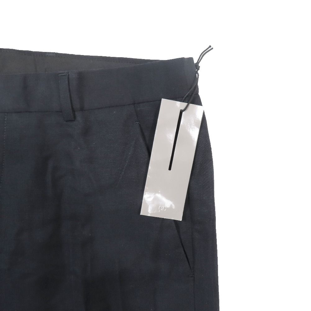 Dior Pleated Single Trousers Pants Suit 48 Navy — view 5