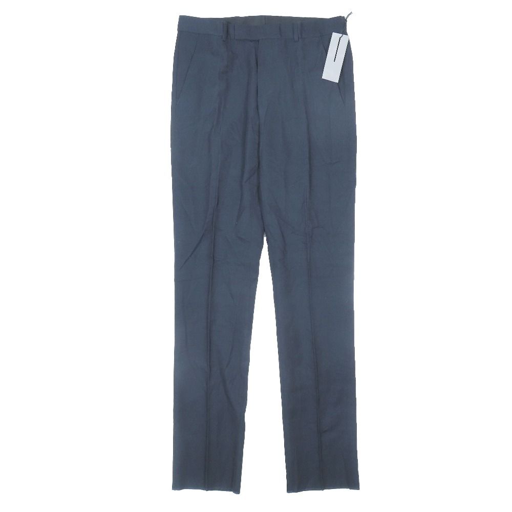 Dior Pleated Single Trousers Pants Suit 48 Navy